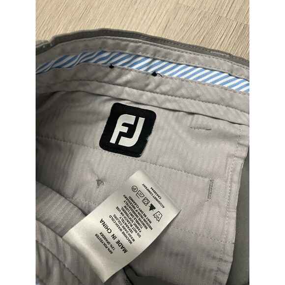 FootJoy Men’s Gray Lightweight Performance Shorts 10” Size XL (42x10) Golf - Picture 4 of 8